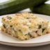 Рецепт белковой запеканки из кабачков с курицей, творогом и сыром