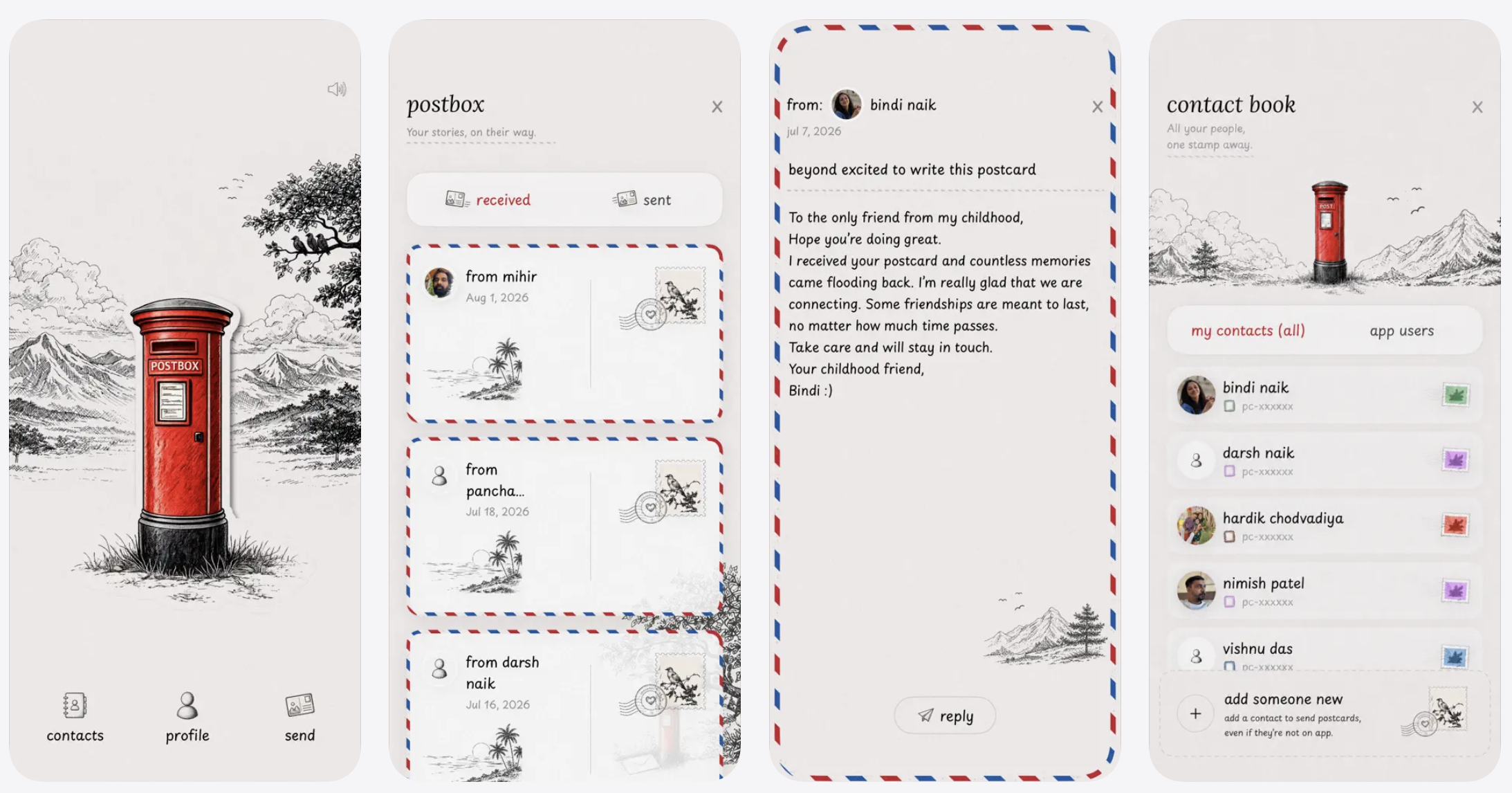 hey postcard Приложение hey postcard для iOS