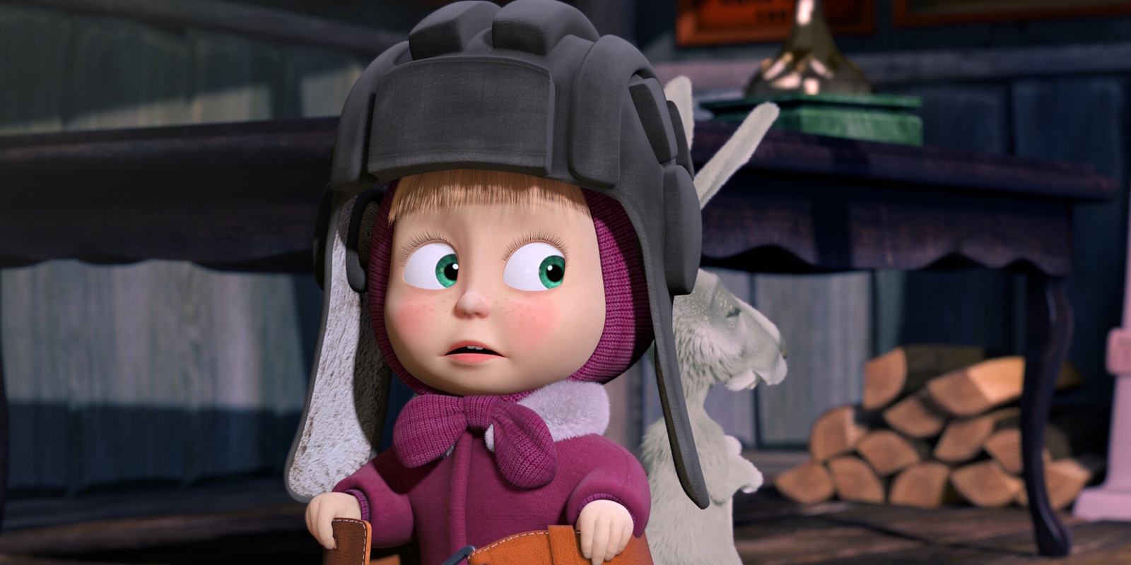 Кадр из мультсериала «Маша и Медведь»
