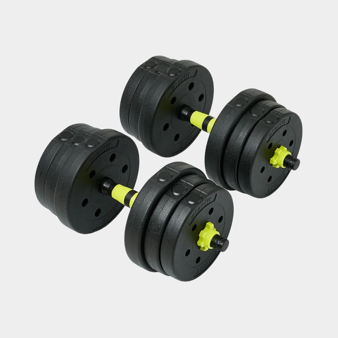 Разборные гантели от Starfit, которые собираются в штангу