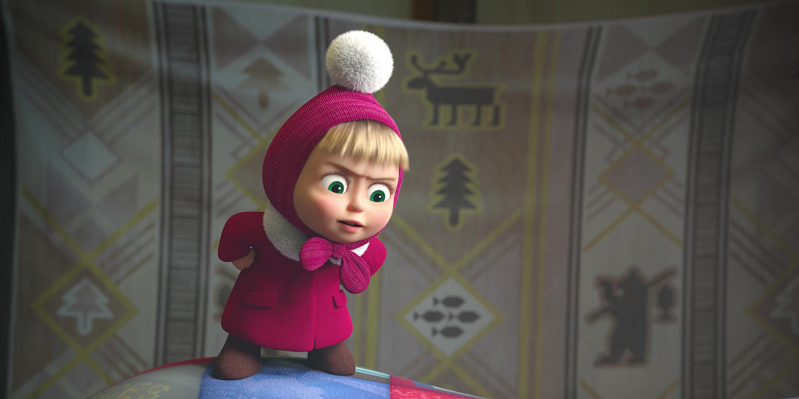 Кадр из мультсериала «Маша и Медведь»