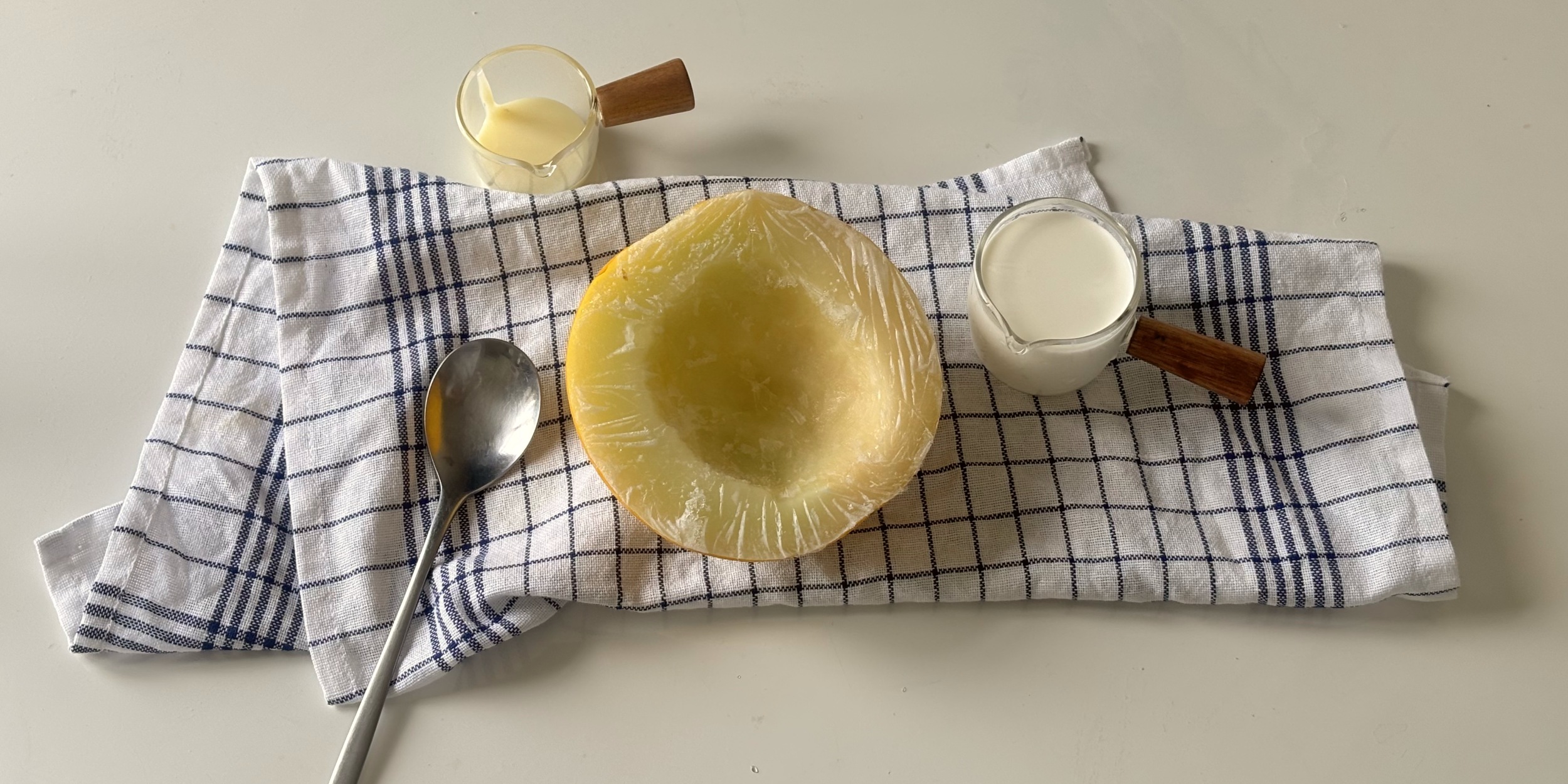 Ингредиенты для мороженого из дыни