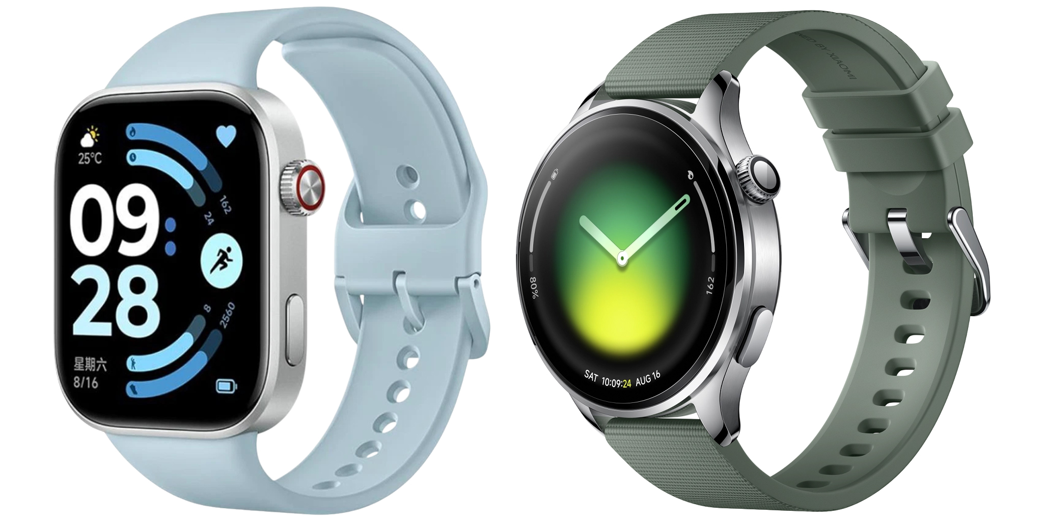Недорогие Xiaomi Redmi Watch 6 в прямоугольном формате и круглые Xiaomi Watch 5 Недорогие Xiaomi Redmi Watch 6 в прямоугольном формате и круглые Xiaomi Watch 5