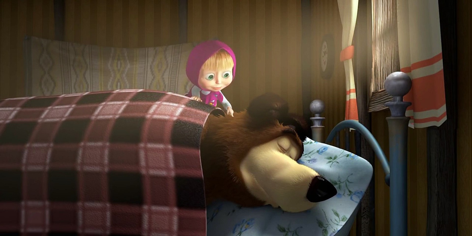 Кадр из мультсериала «Маша и Медведь»
