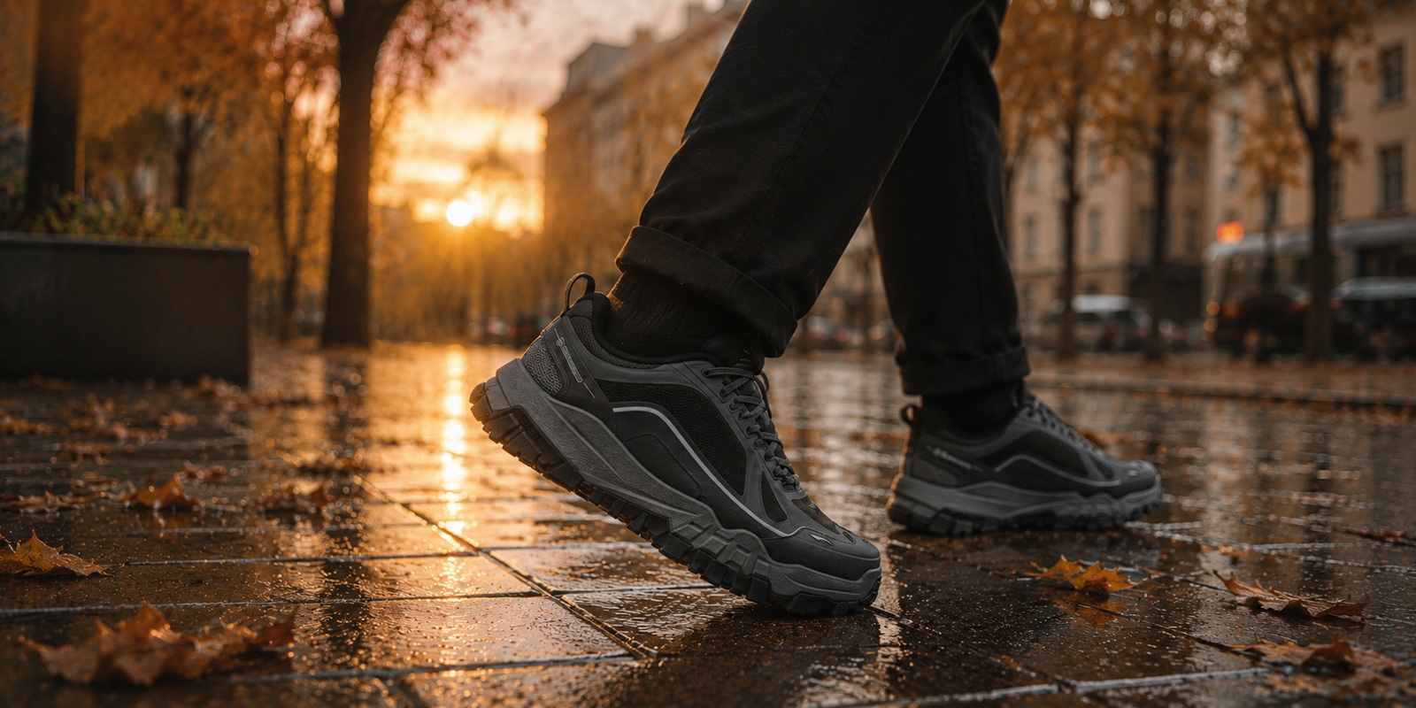 Надо брать: кроссовки от Li-Ning, в которых можно проходить всю осень, а потом весну