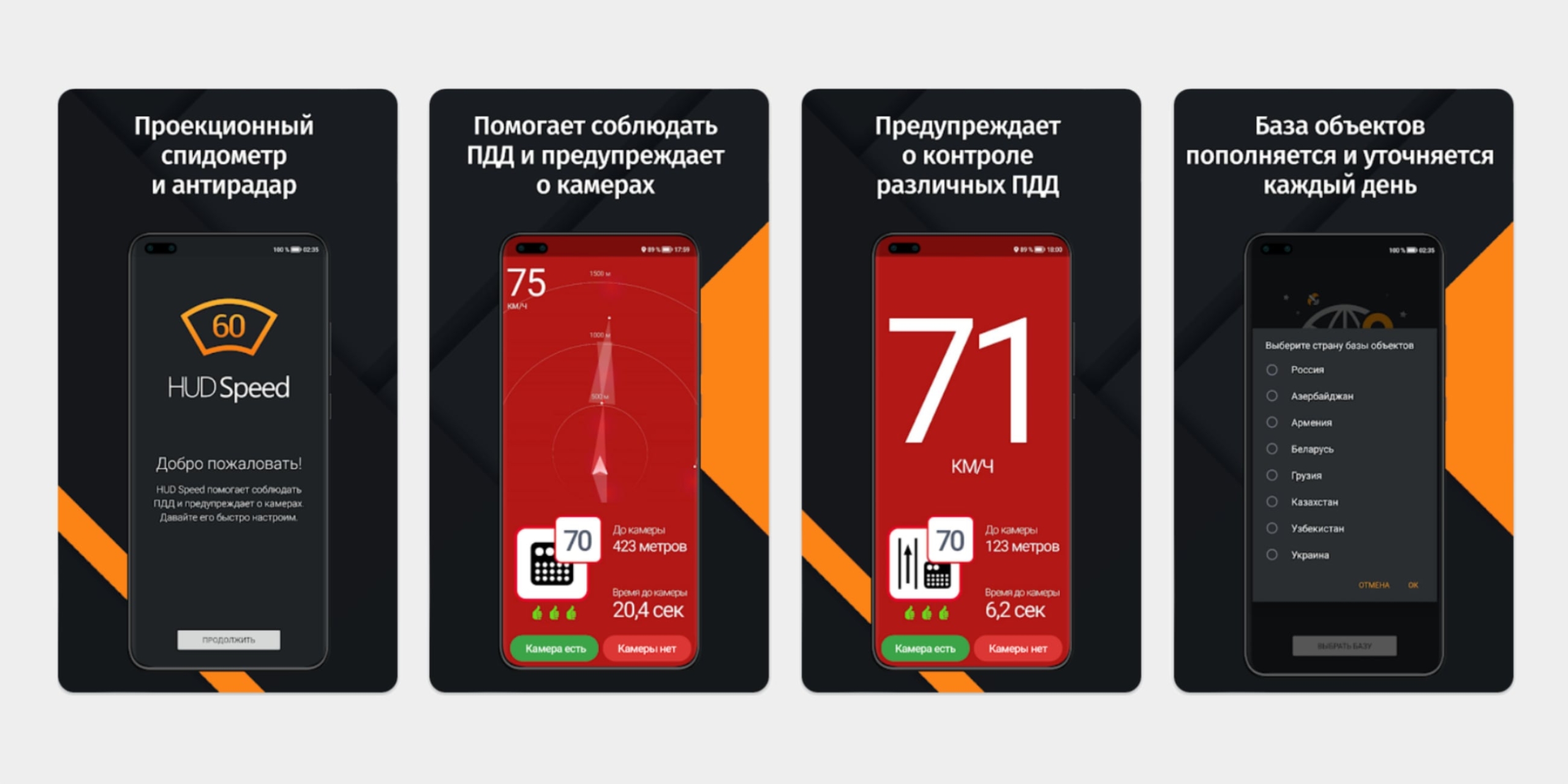 Антирадар HUD Speed