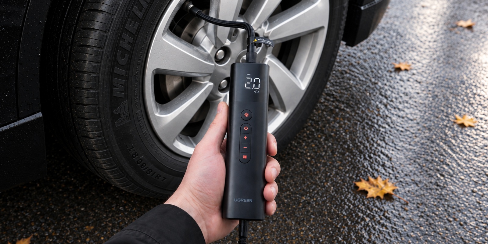 Забираем компактный автомобильный насос от Ugreen с приятной скидкой