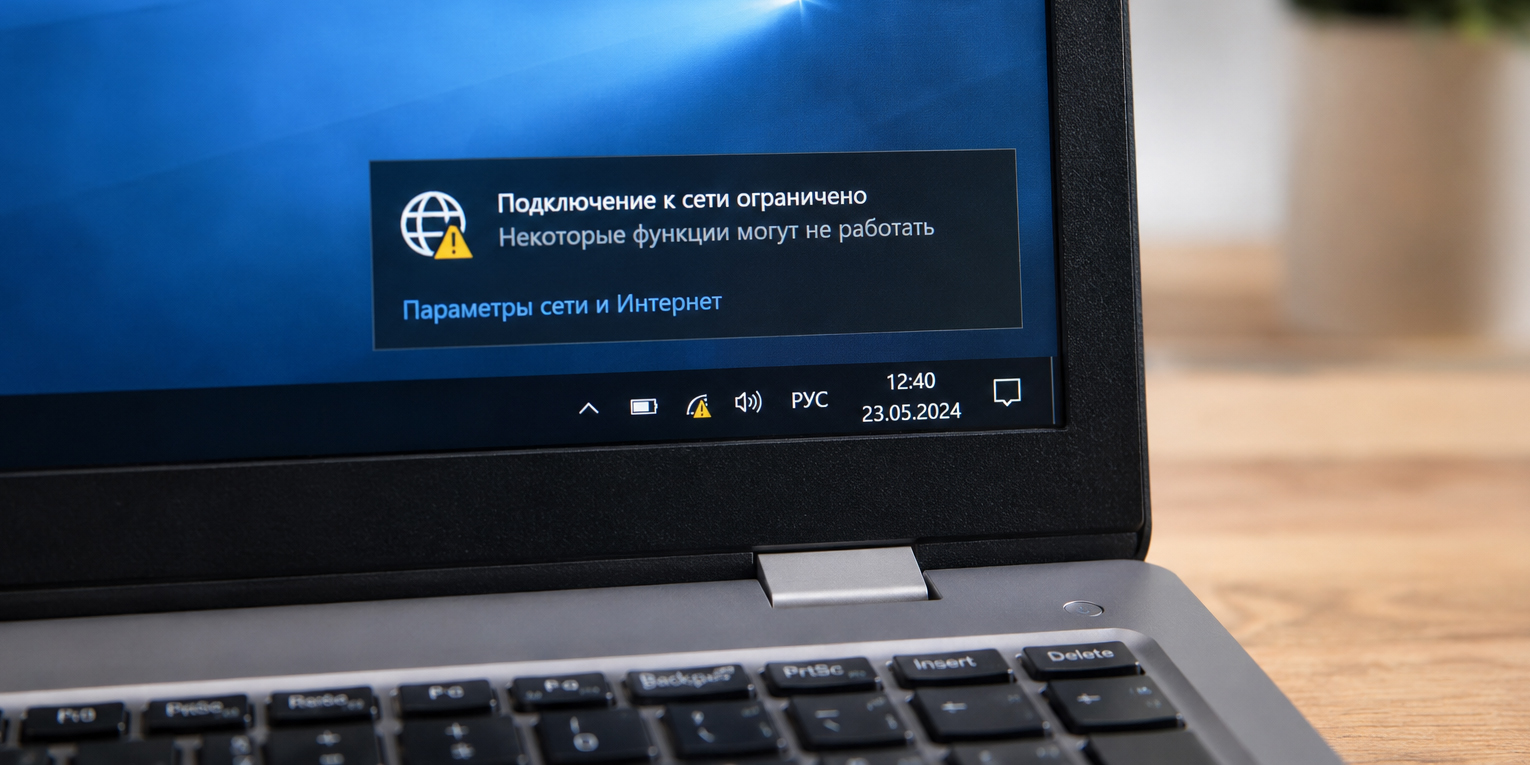 Объясняем за минуту: что значит «Подключение к сети ограничено» — и что с этим делать