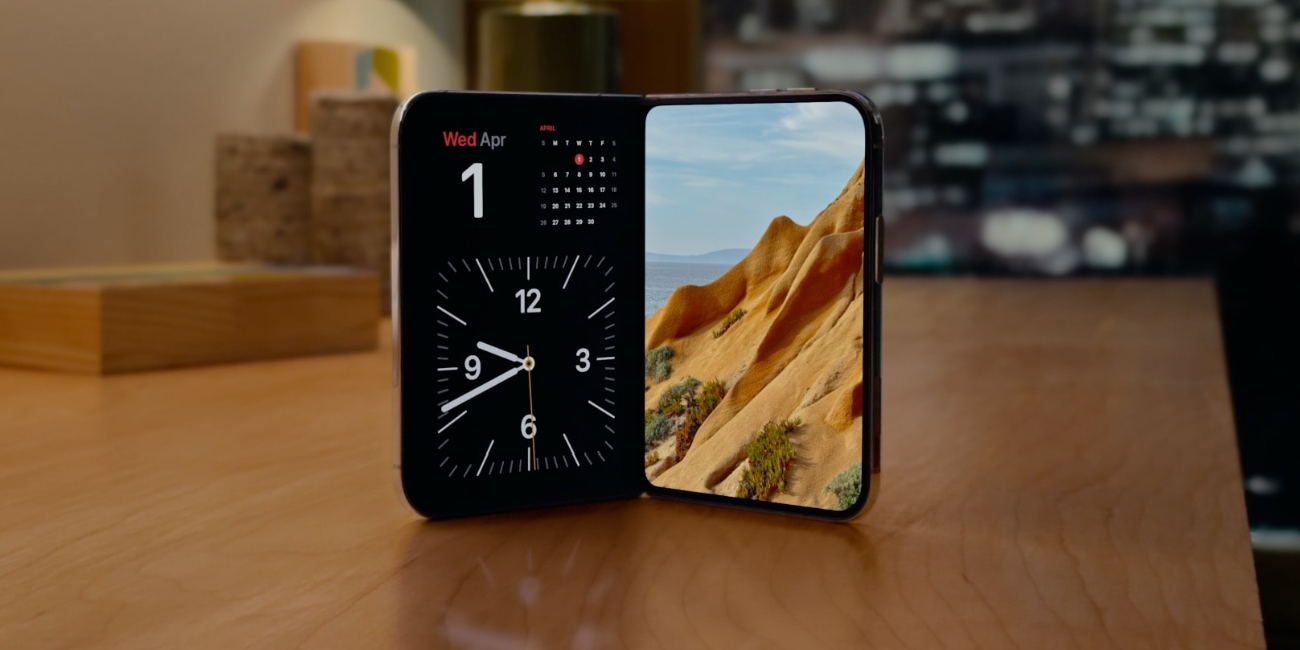 Apple представила свой первый складной смартфон iPhone Duo — он похож на Galaxy Z Fold 8