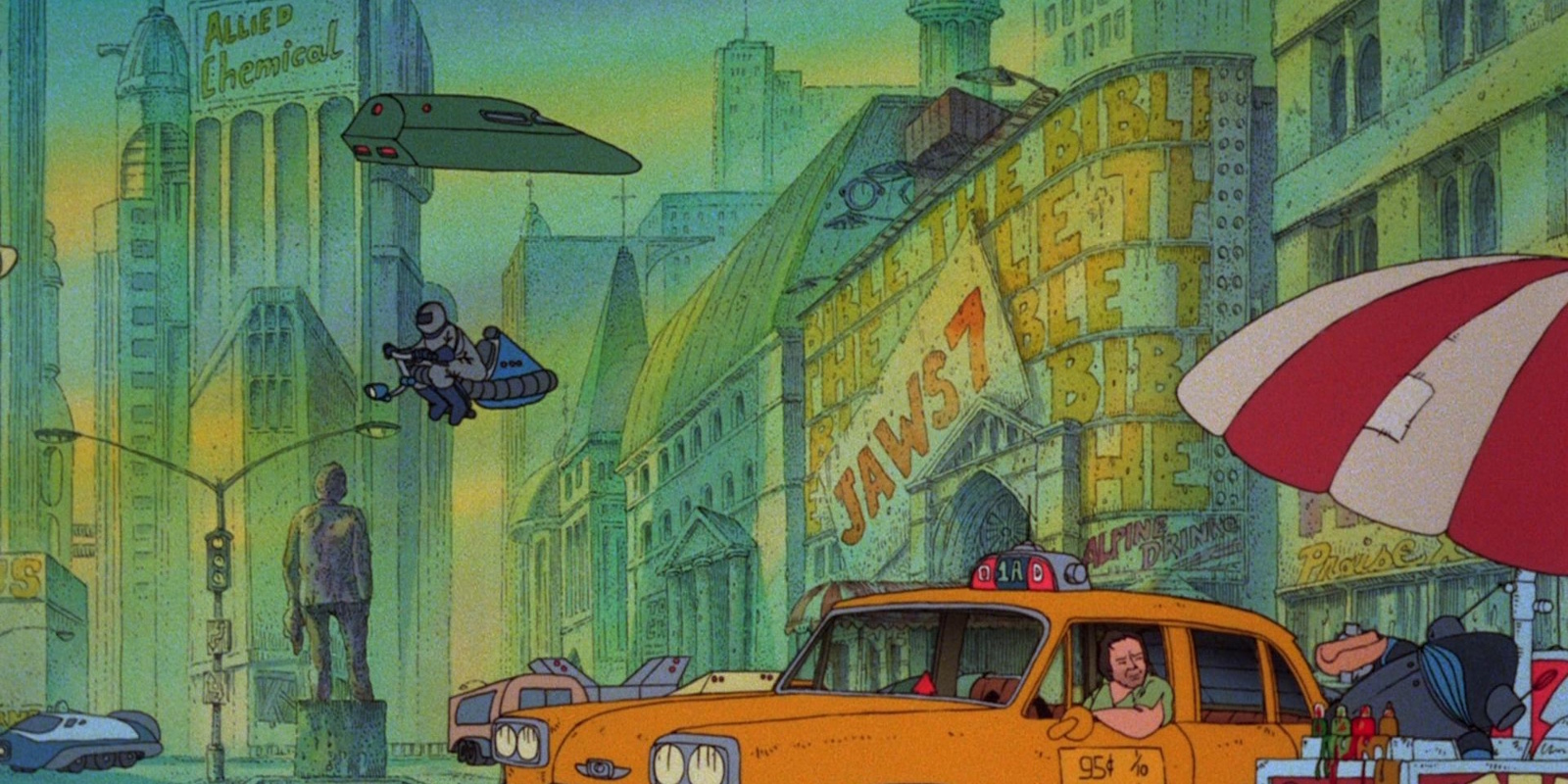 Кадр из мультфильма «Тяжёлый металл» 1981 года