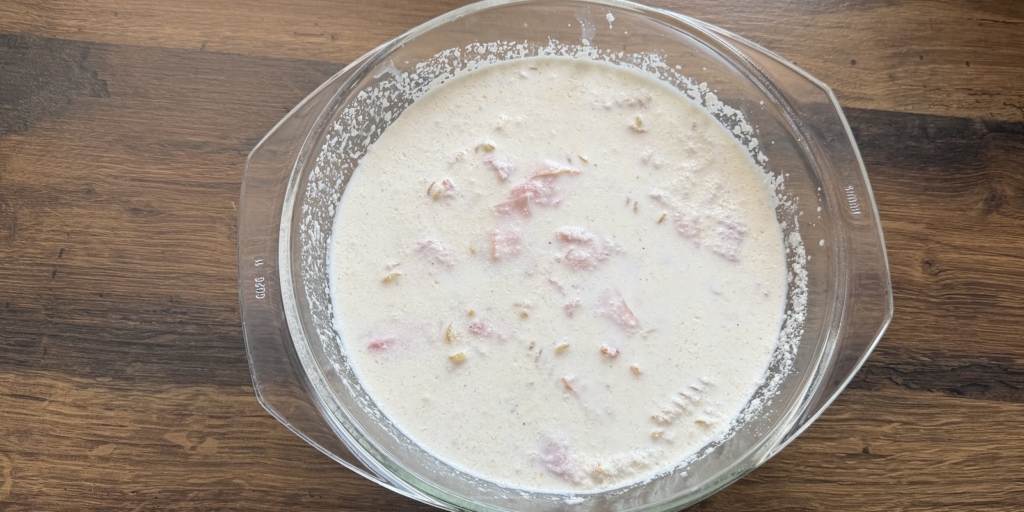 Макароны с беконом, залитые сливками Ленивая карбонара в духовке, рецепт: Макароны с беконом, залитые сливками