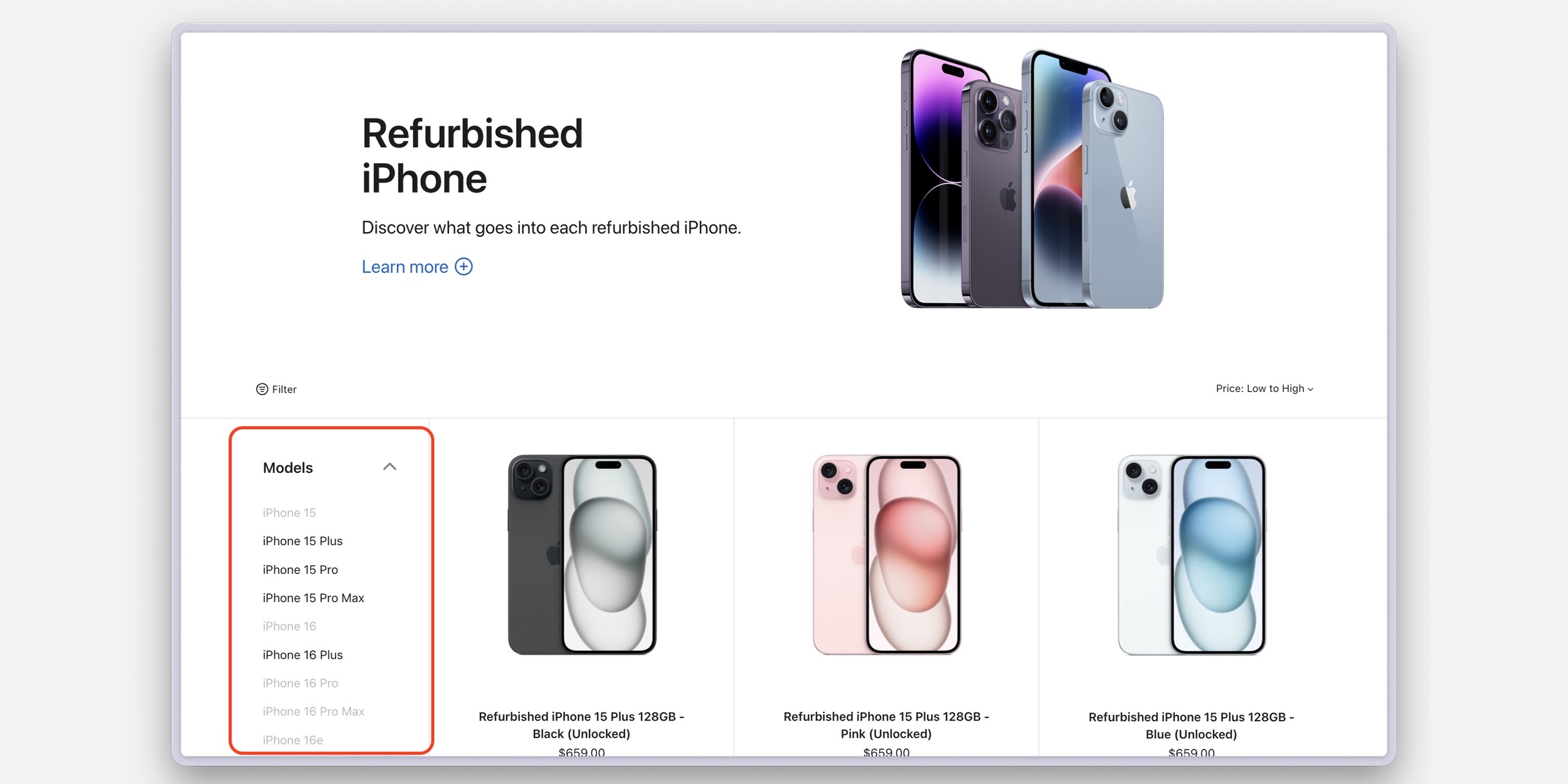 Какие модели iPhone продаются восстановленными