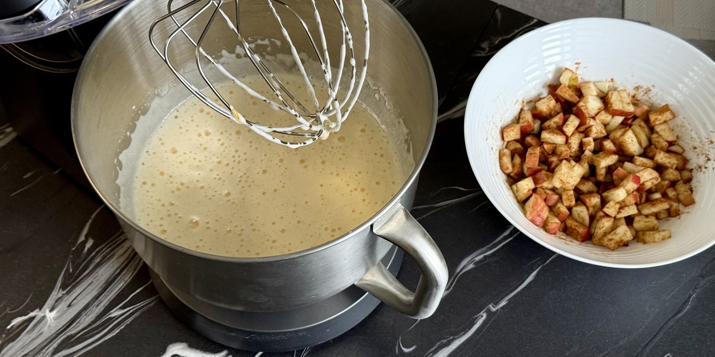 Яичная масса для шарлотки