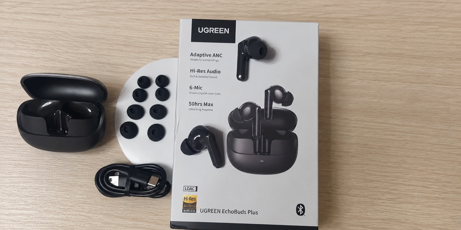 Наушники Ugreen EchoBuds Plus