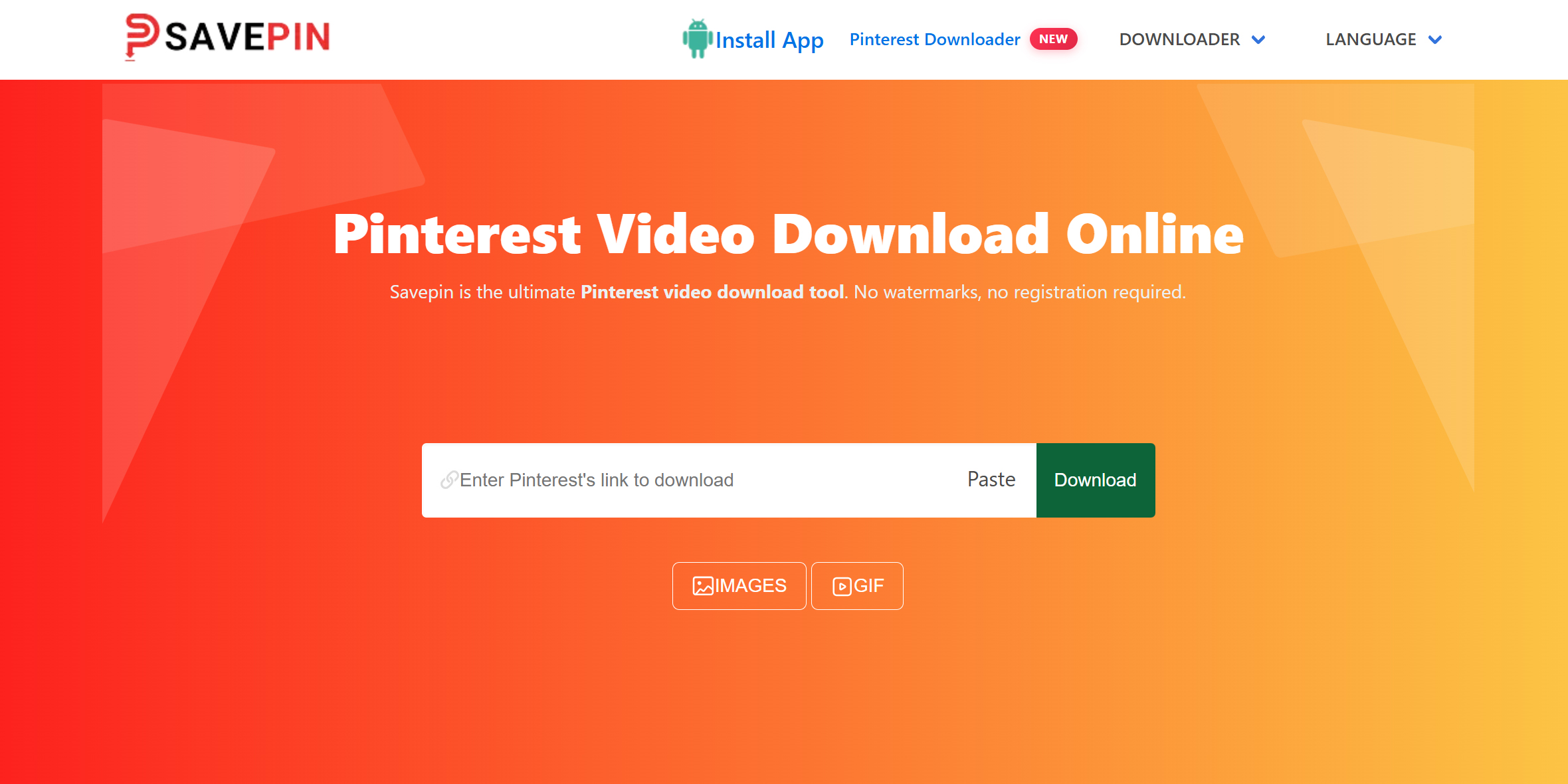 SavePin Как скачать видео с пинтерест с помощью SavePin