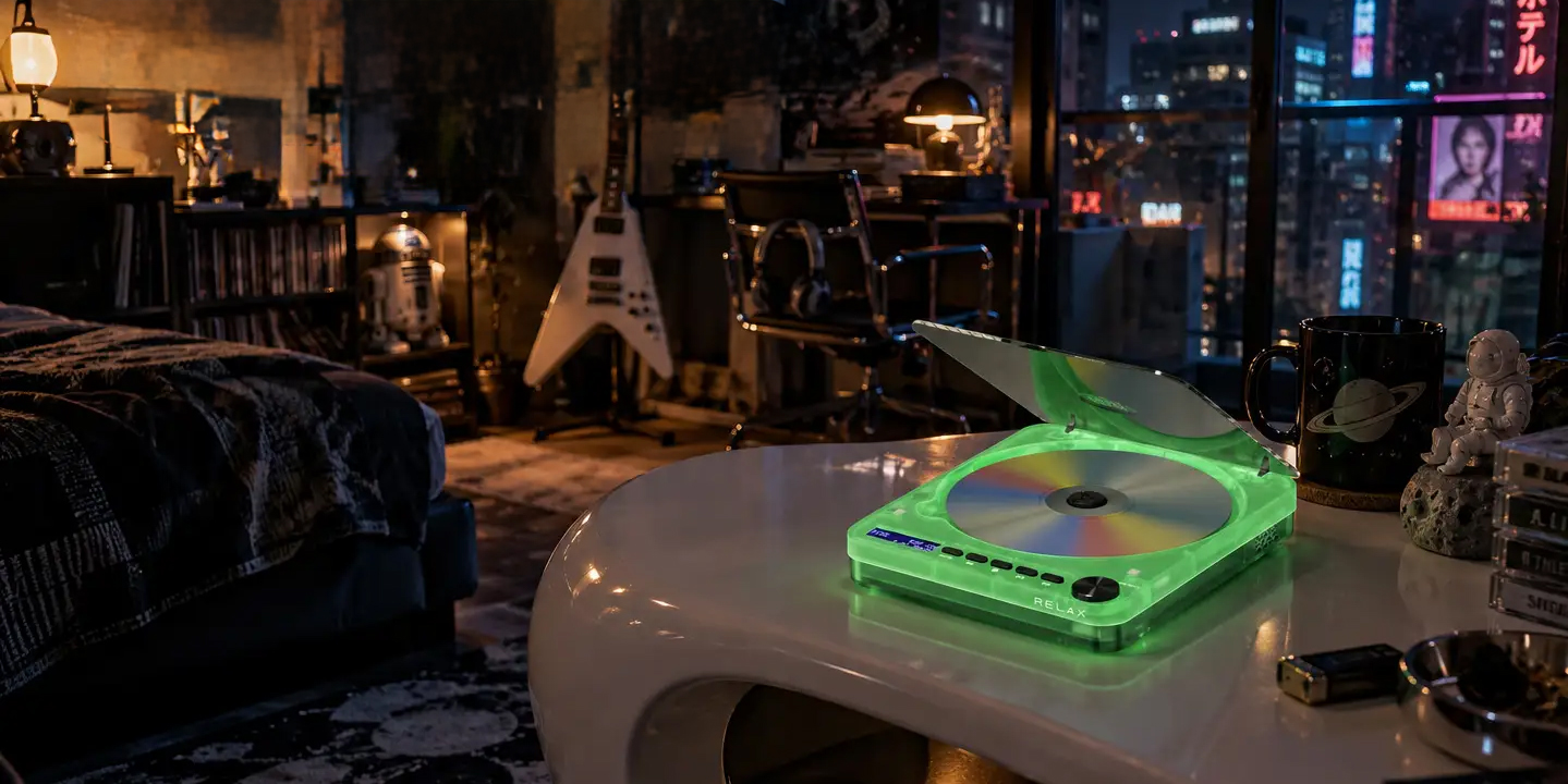 Светящийся CD-плеер с Bluetooth, USB-C и динамиками: в Японии представили Pixel Tunes After Hours