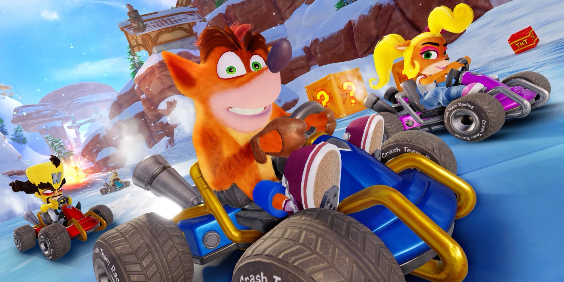 Crash Team Racing Nitro-Fueled игры для двоих на ps5: Crash Team Racing Nitro-Fueled