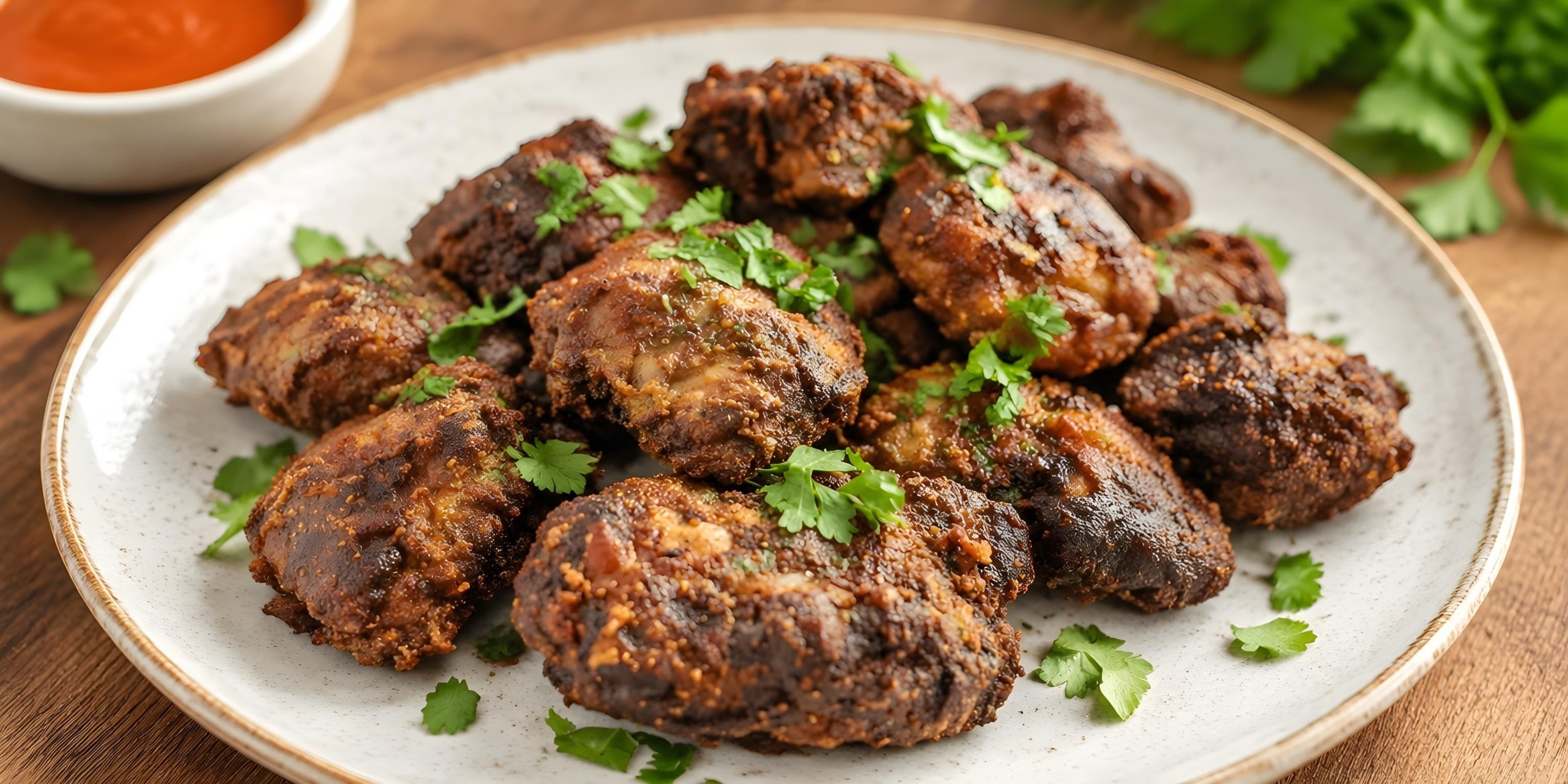Рецепт хрустящей куриной печени в аэрогриле